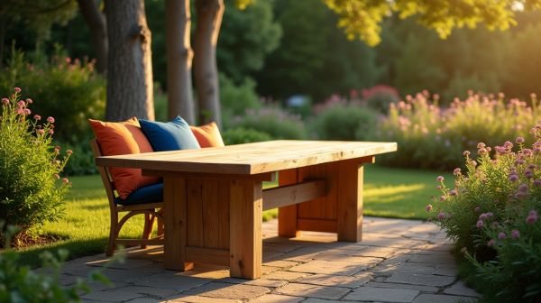 Découvrez les avantages des tables de jardin en teck massif