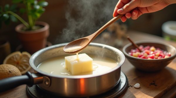 Fabriquez des bougies écologiques avec de la cire végétale de soja